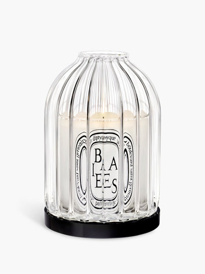 Ribbed candle holder - For classic candles