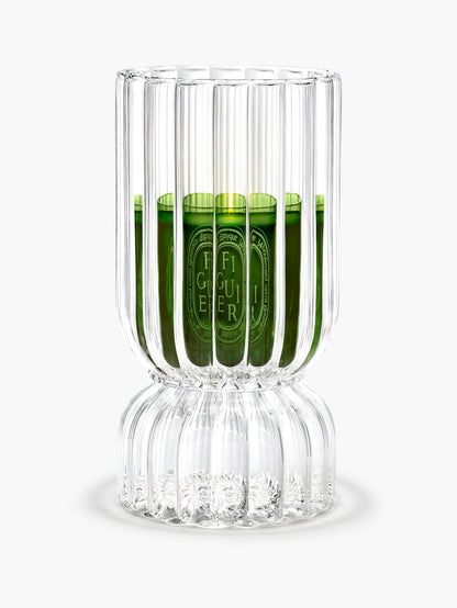 Ribbed candle holder - For classic and medium candles