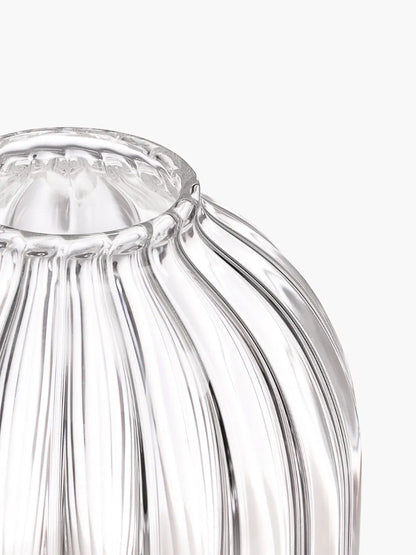 Ribbed candle holder - For miniature candles