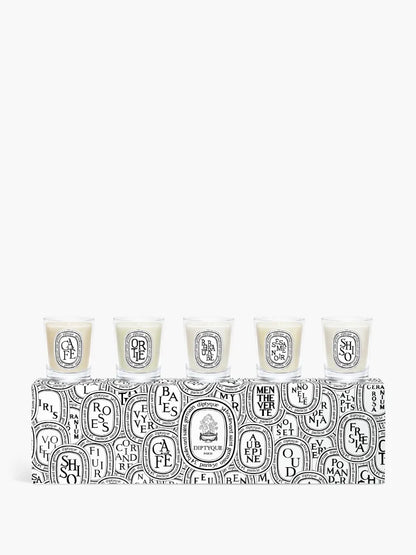 Set of 5 miniature candles - Pre-composed