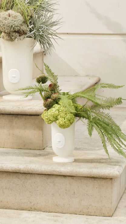 White Medicis vase - Small